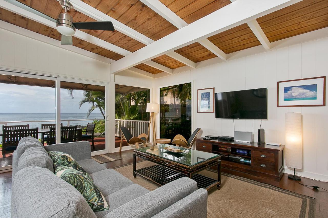 האלאיווה Waimea Bay Shoreline House מראה חיצוני תמונה